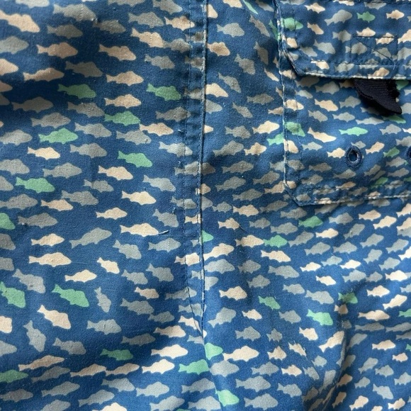 🩵 Vineyard Vines 3T Boys Swim Trunks | Blue Fish Print | So Cute 🐟 - Picture 7 of 7